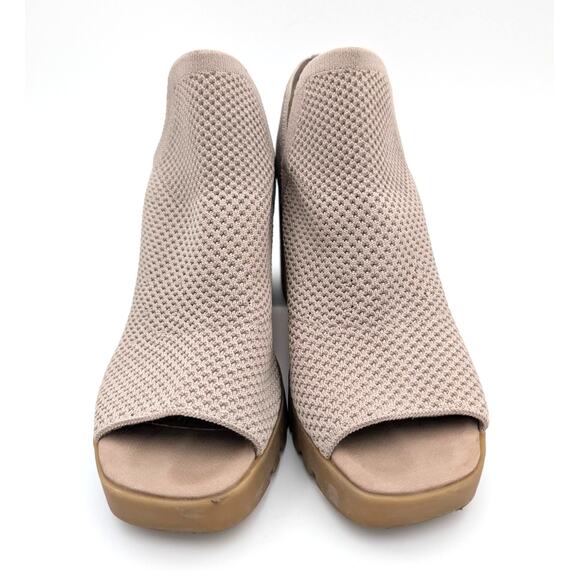 Eileen Fisher Chyme Stretchy Knit Platform Sandal Women's Blush Size US8.5 EU39 - Picture 2 of 10